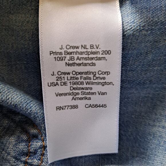 NWT Madewell Denim Utility Romper Short Sleeve Collared Fitzgerald Wash Size XXS - Picture 15 of 16